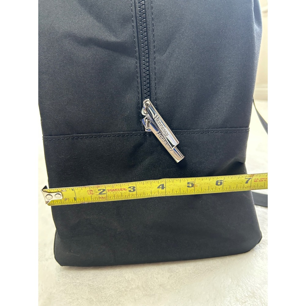 Hennessy Black Canvas Duffel Bag Weekend Travel Gym Bag with Shoe Compartment - Picture 7 of 8